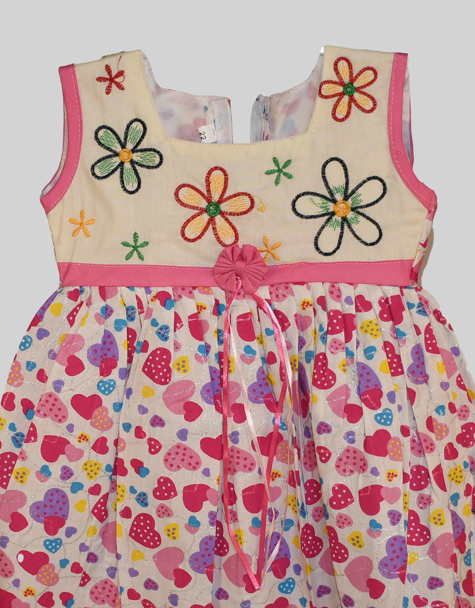 Lovely Heartbeat Baby Frock