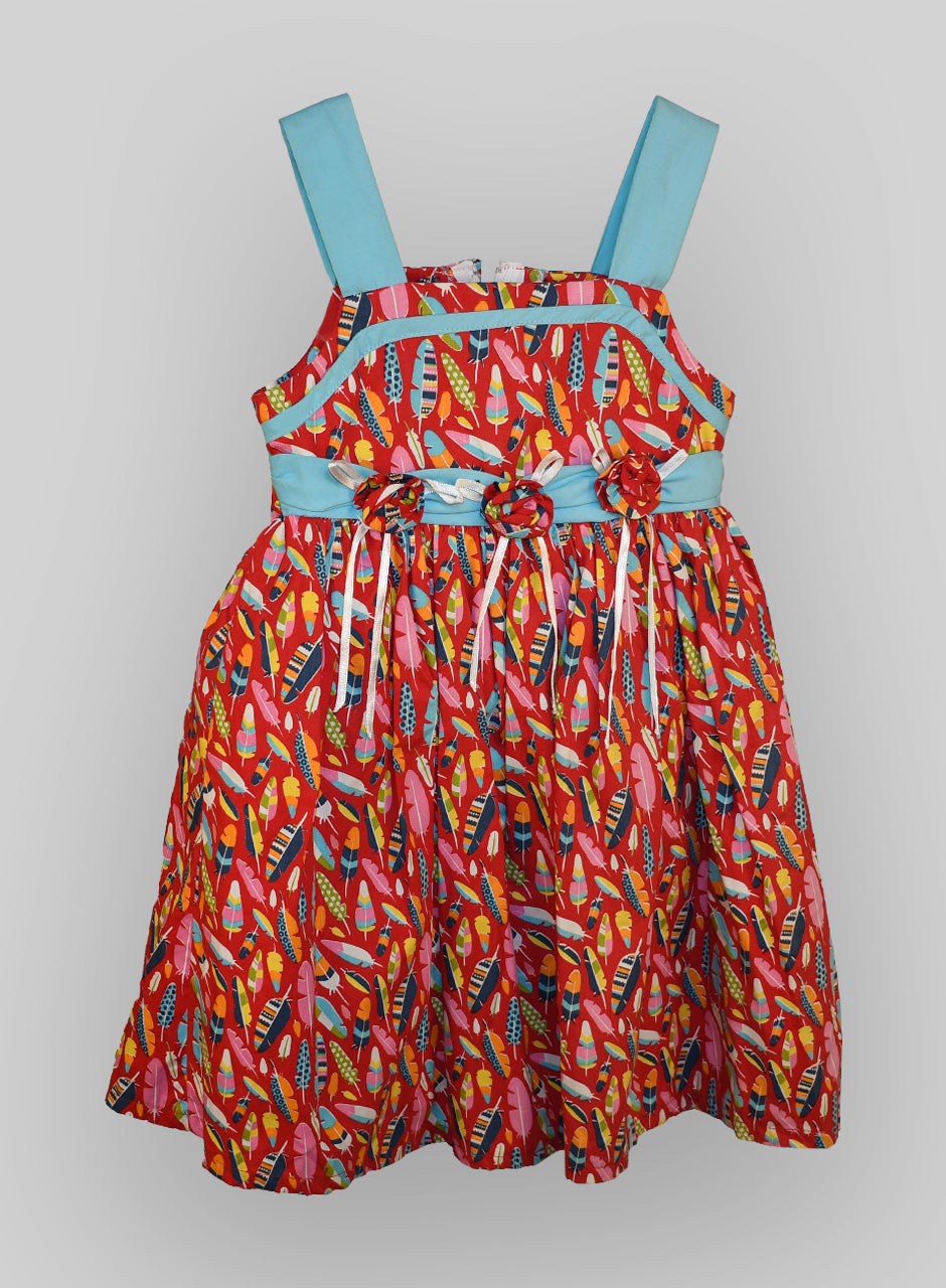 Captivating Colorful Baby Girl Frock