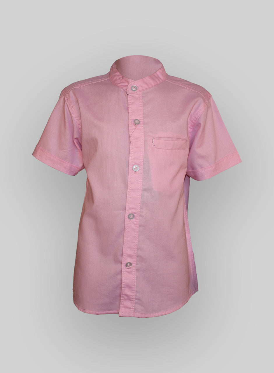 Pink Perfection: Baby Boy's Comfy Half-Sleeve Shirt