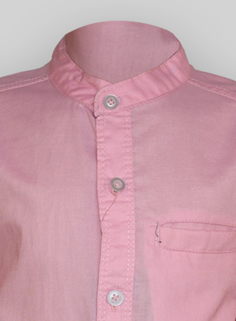 Pink Perfection: Baby Boy's Comfy Half-Sleeve Shirt