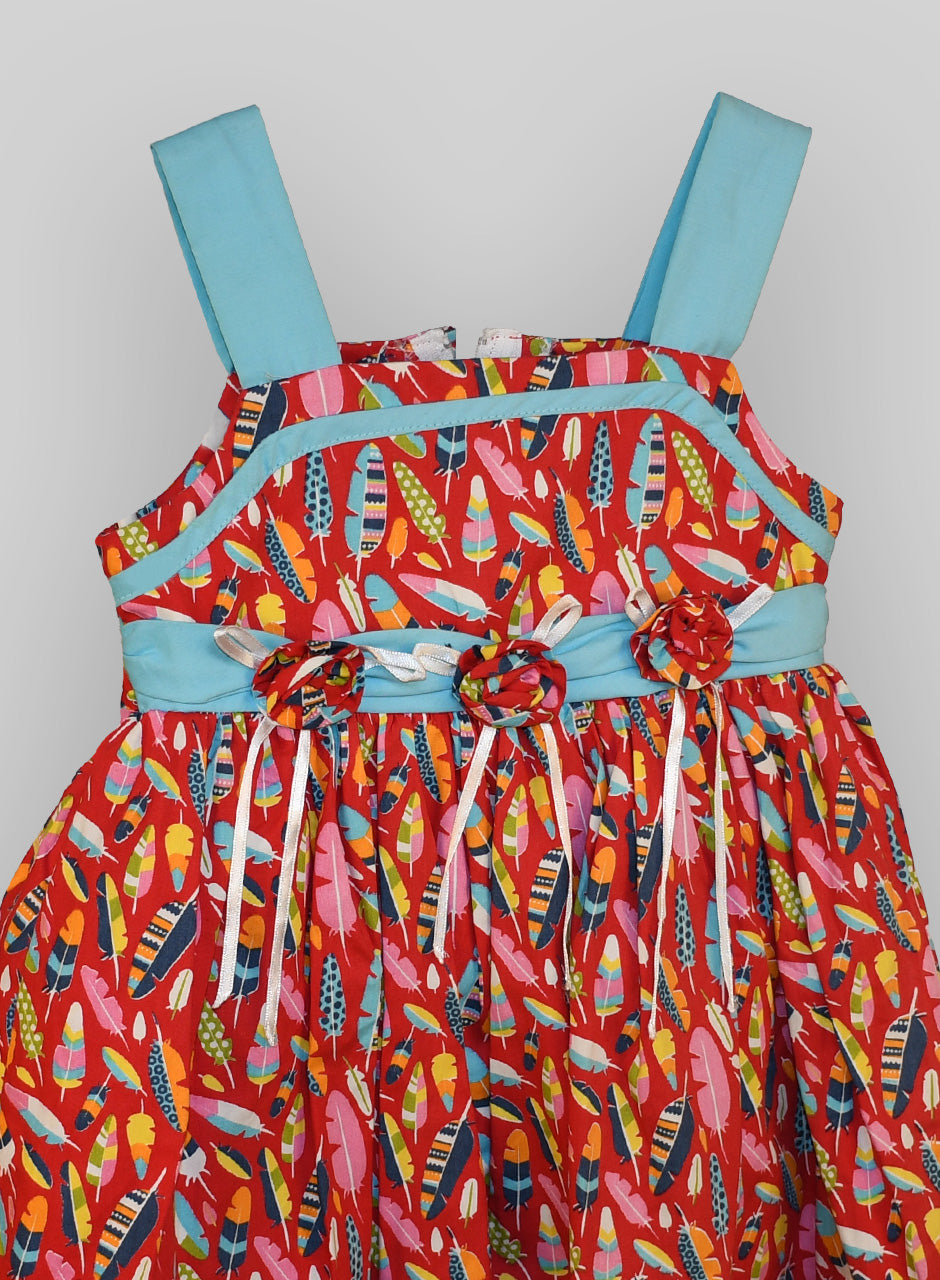 Captivating Colorful Baby Girl Frock