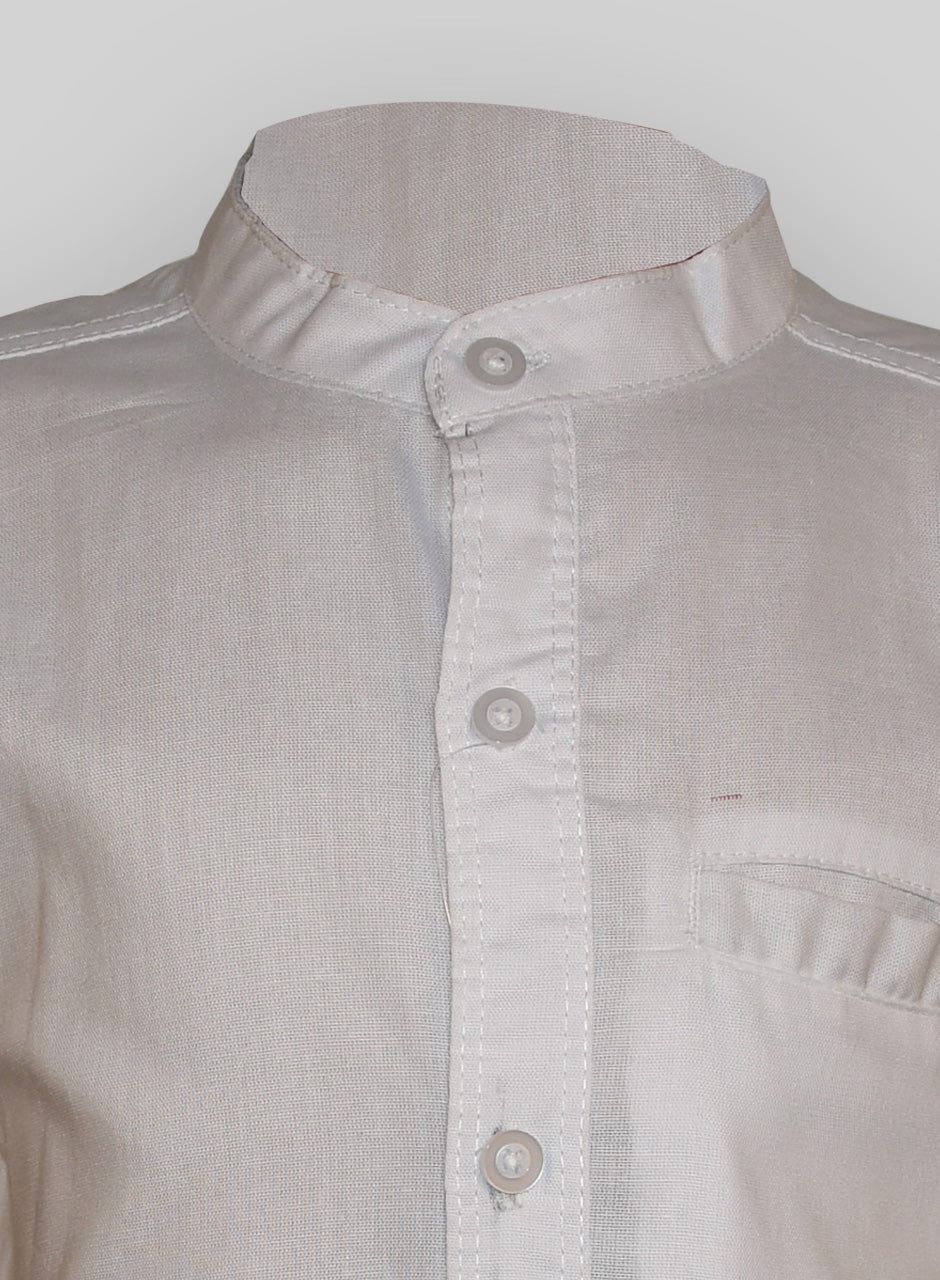 Stylish White Half-Sleeve Shirt for Baby Boys