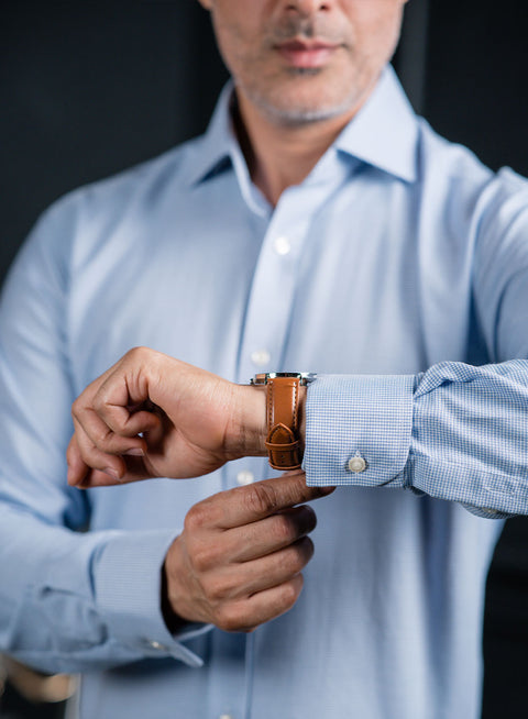 Sky Blue Business Formal Shirt for Men