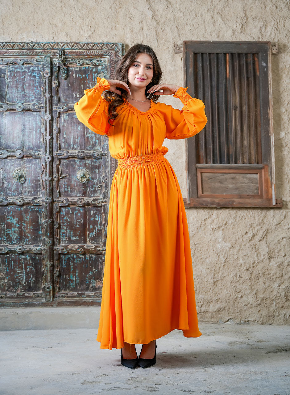 Radiant Yellow Maxi Dress for Every Occasion - Elegant Waves ...