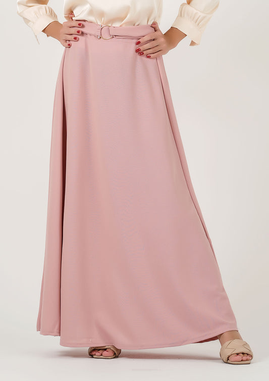 Blush Perfection: The Signature Flow Skirt