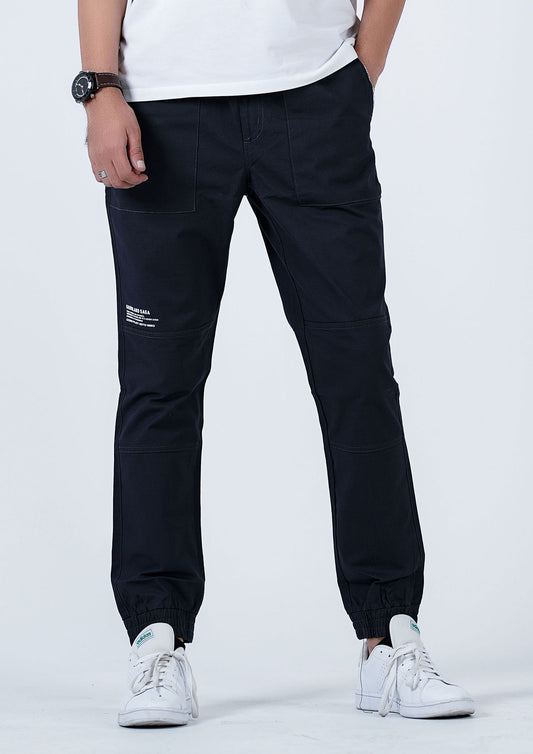 Black Stride with Style-Your Go-To Comfort Fit Jogger