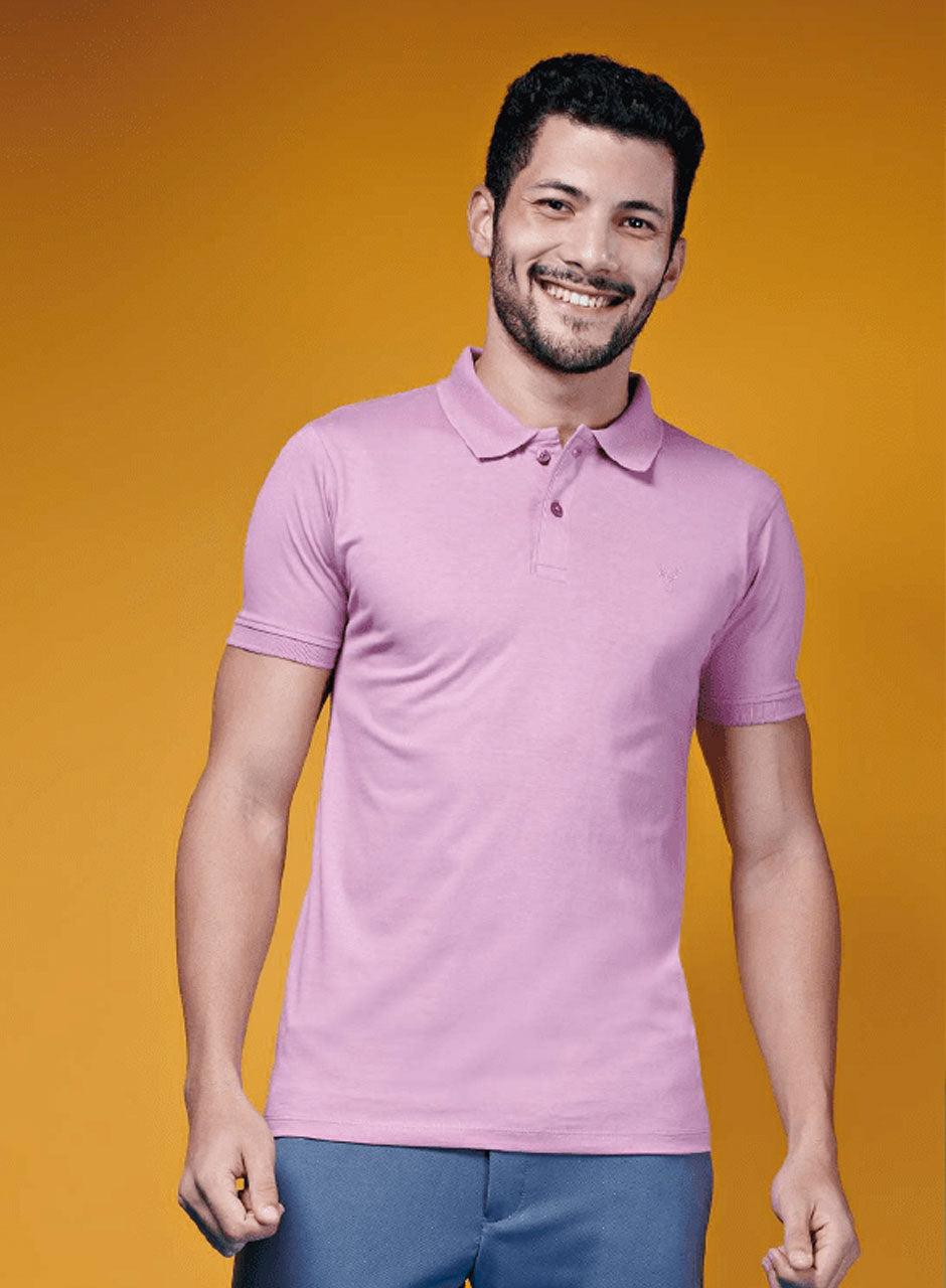 Orchid Opulence: The Polo that Blooms with Elegance - MZ BIO COTTON