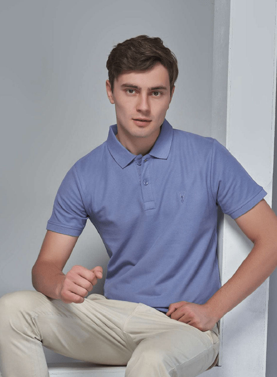 Lunar Luminance - The Moonlight Polo Mystique - 100% COTTON MATTY