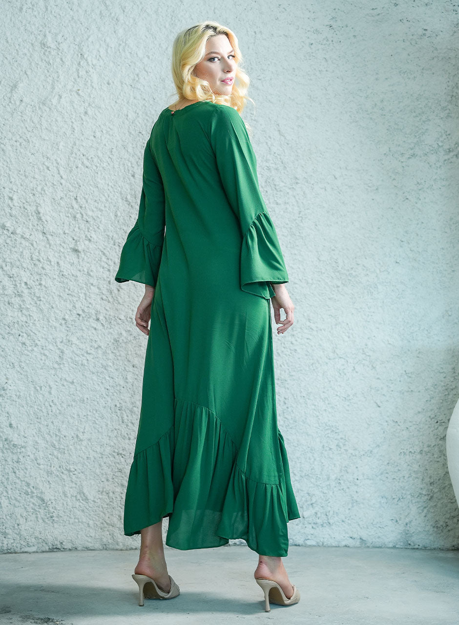 Stunning Dark Green Maxi Dress: Your Perfect Choice for Elegance - Elegant Waves