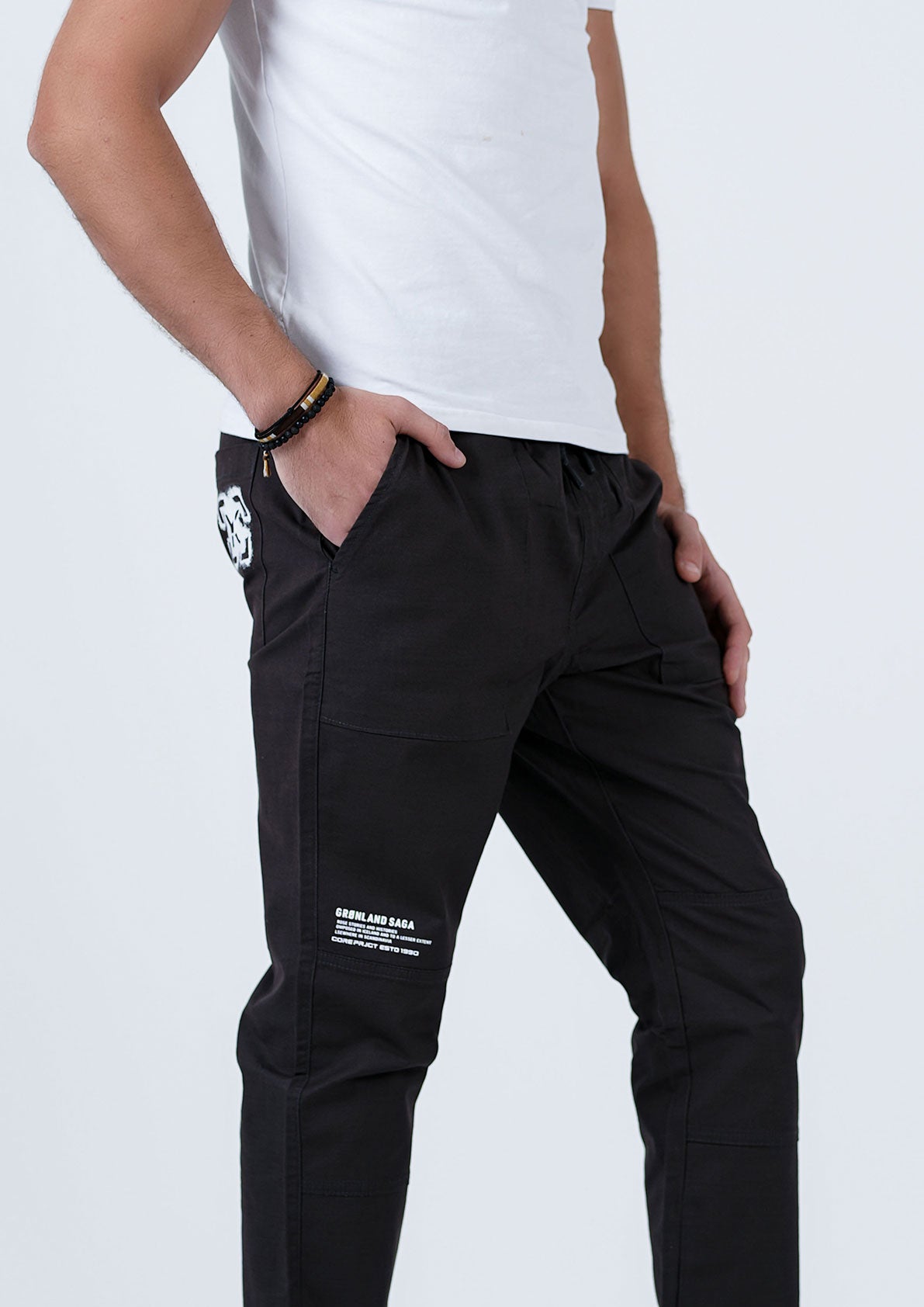 Sleek Black Streetwear Jogger