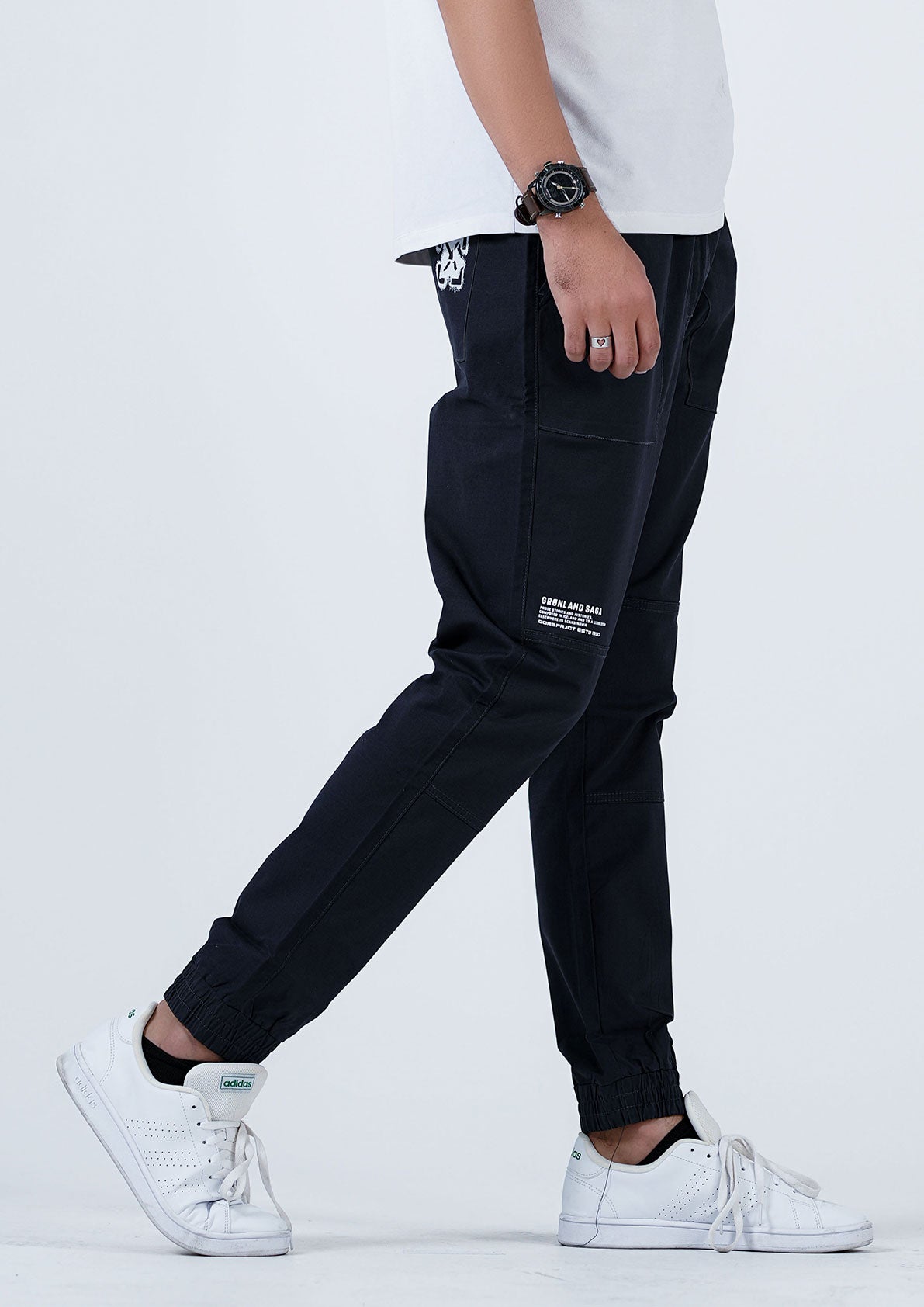 Black Stride with Style-Your Go-To Comfort Fit Jogger