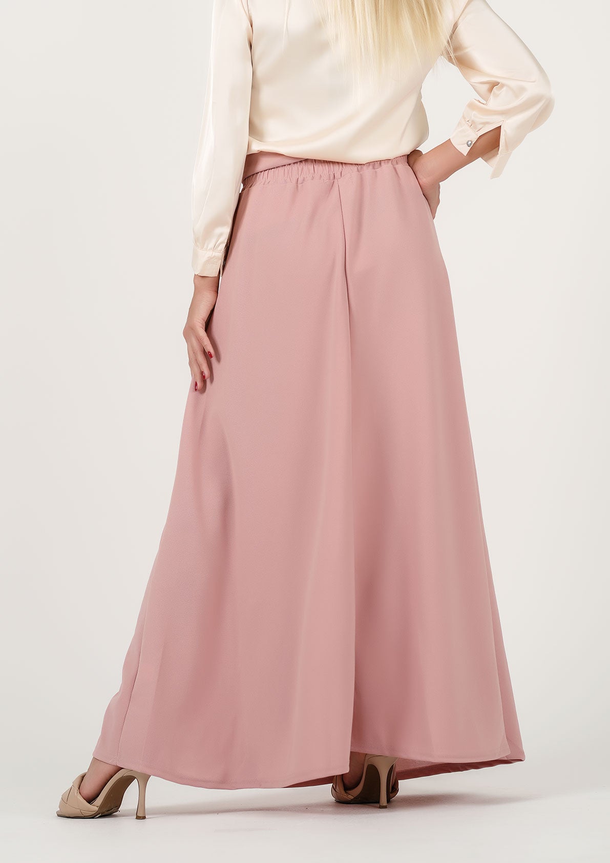 Blush Perfection: The Signature Flow Skirt