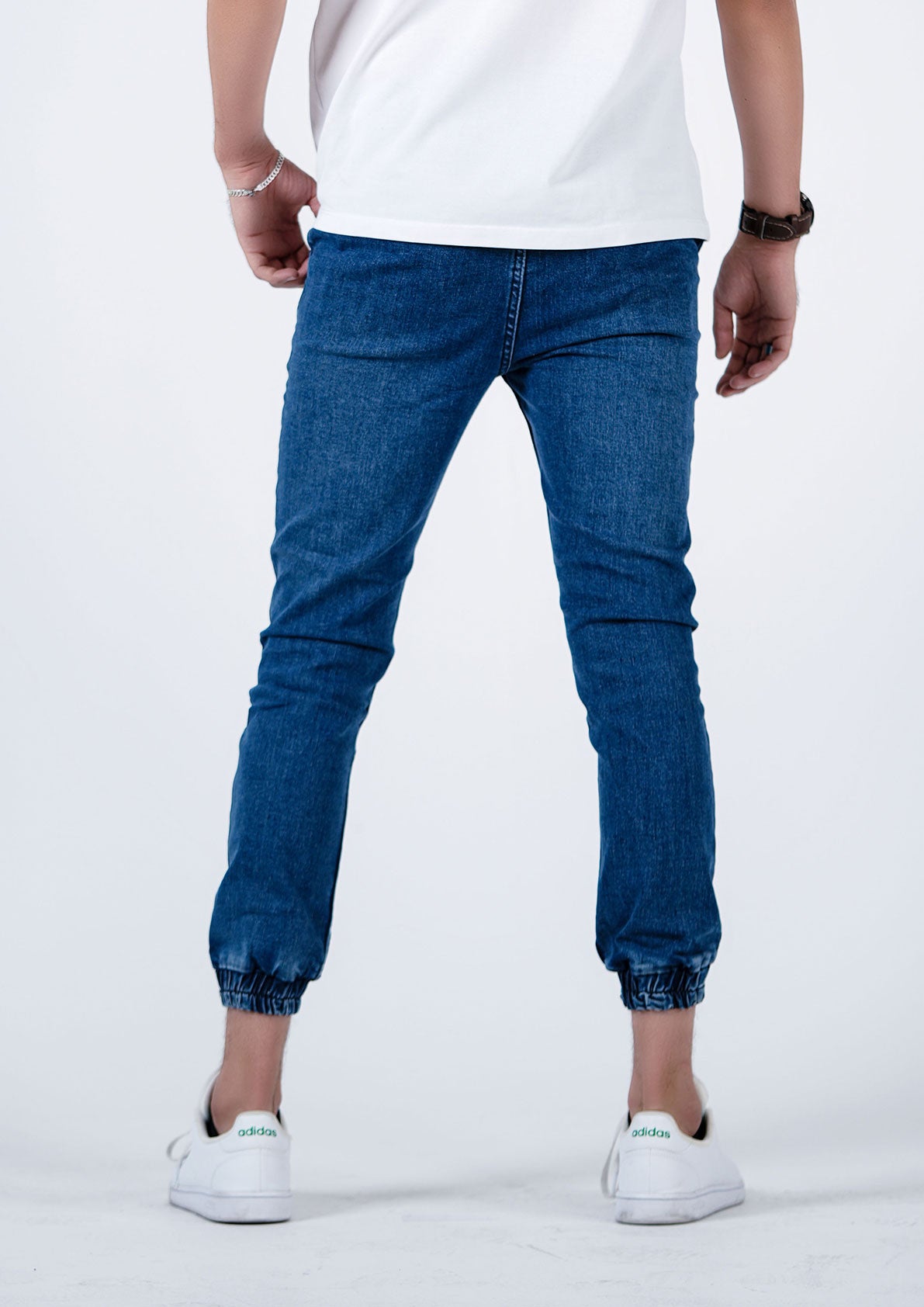 Charming Twist - Cuffed Denim Jogger