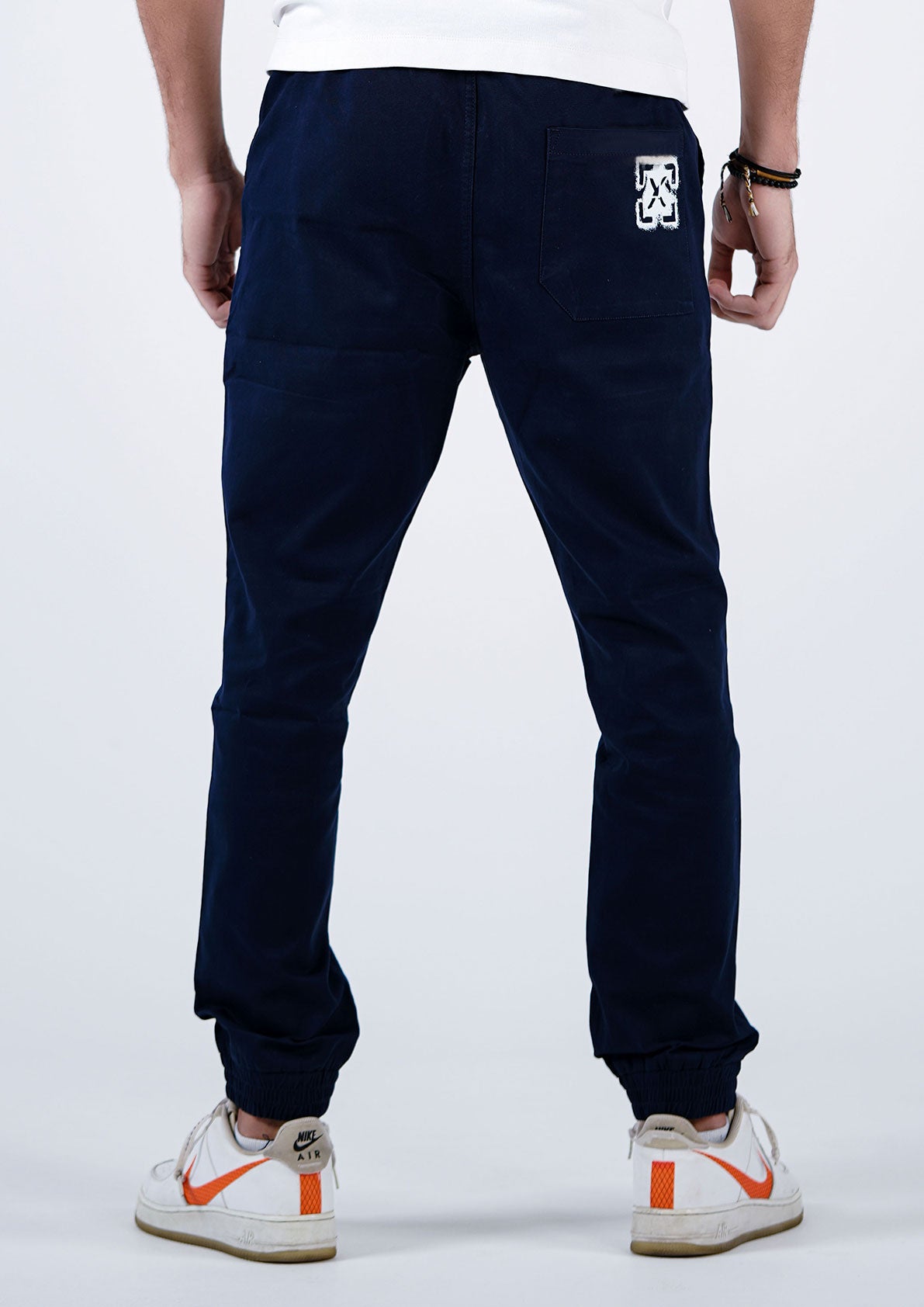 Cotton Joggers in Navy Blue for Enhanced Comfort