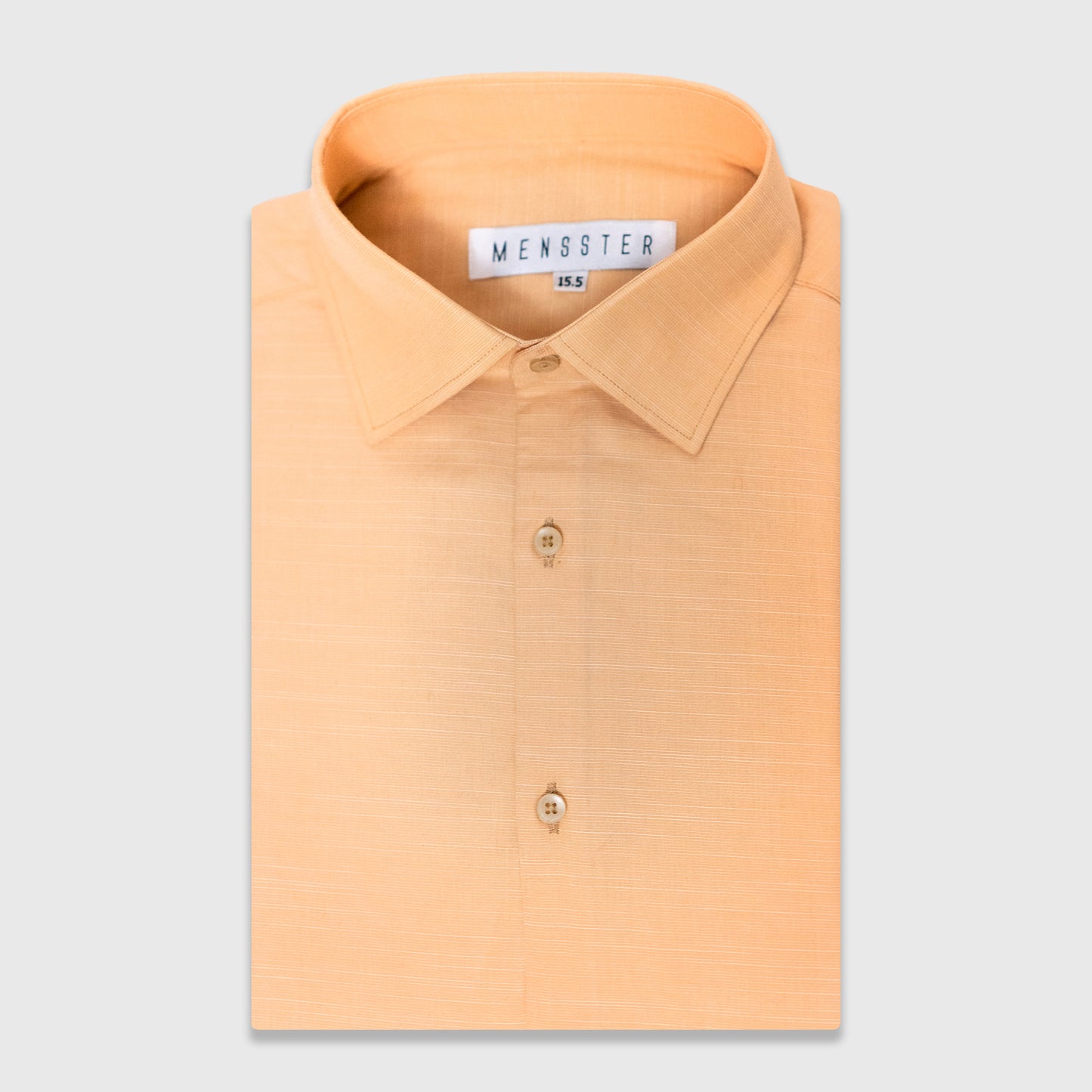 Beige Self Texture Formal Shirt for Men's