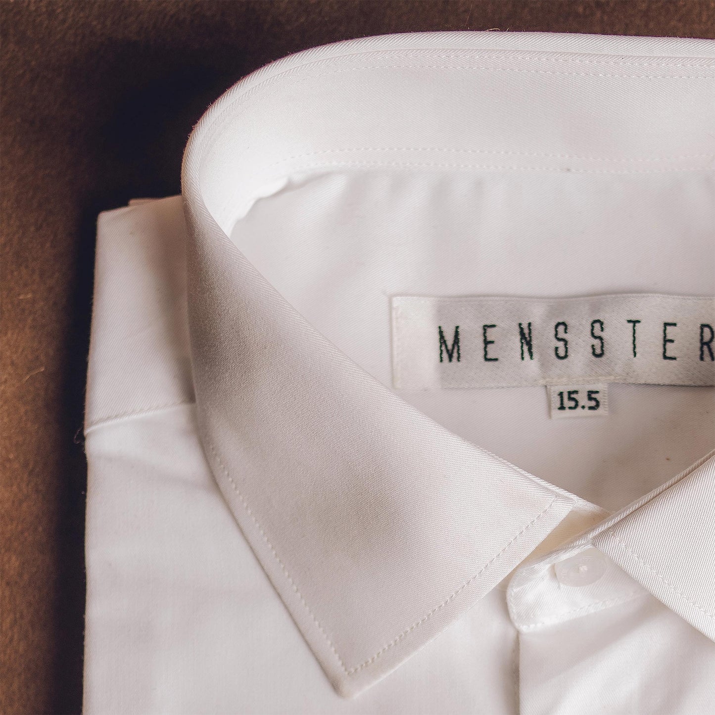 Clean White Self Texture Formal Shirt for Men's