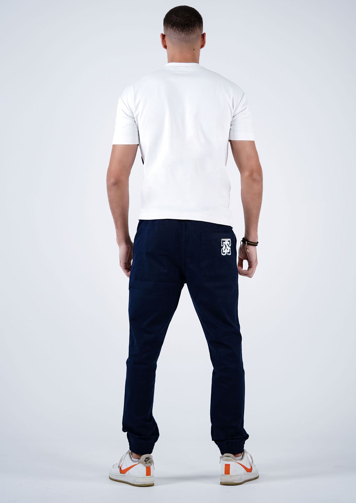 Cotton Joggers in Navy Blue for Enhanced Comfort