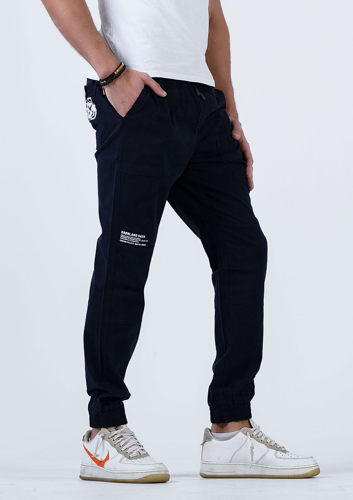 Sleek Black Streetwear Jogger