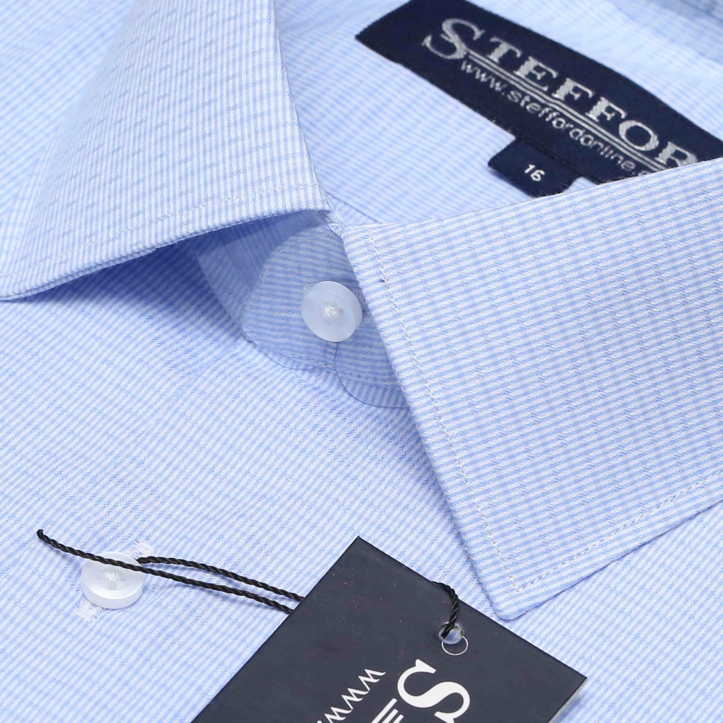 Blue Self Lines Formal Shirt for Men's