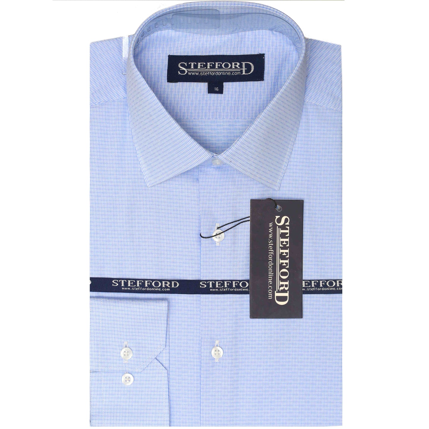 Blue Self Lines Formal Shirt for Men's