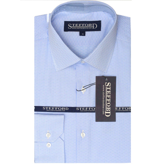 Blue Self Lines Formal Shirt for Men's