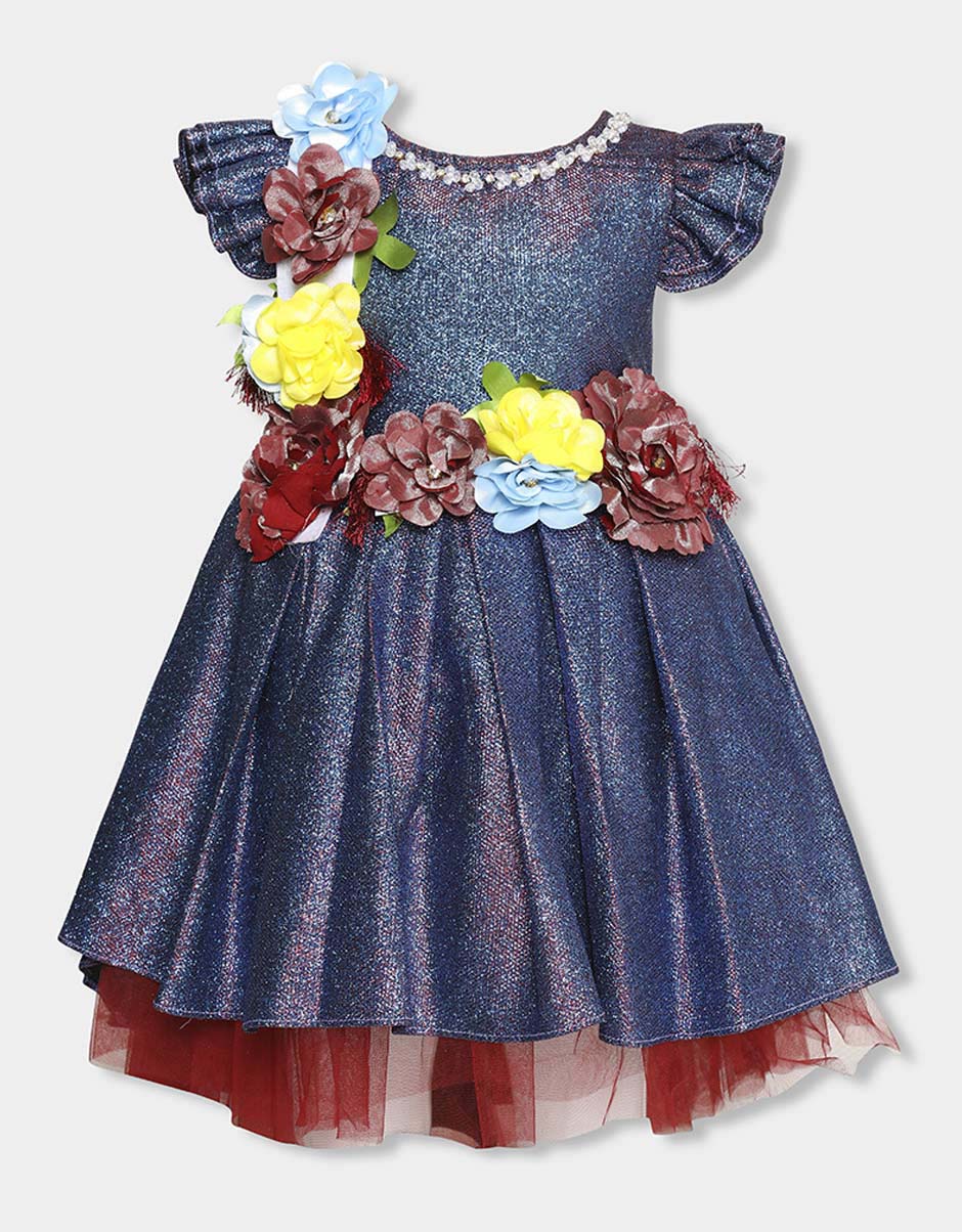 Baby Girls Shining Floral Frock