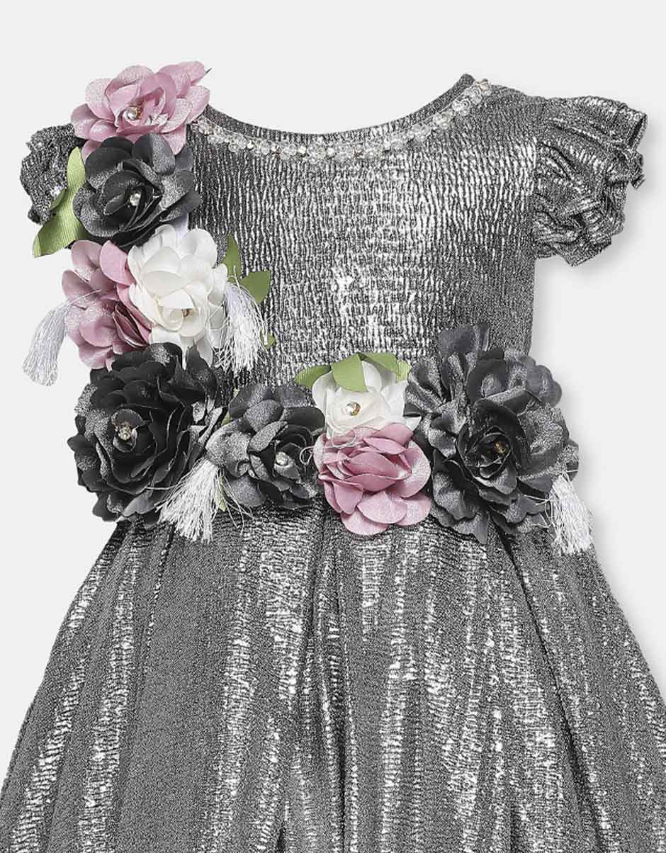 Black & Silver Fancy Frock