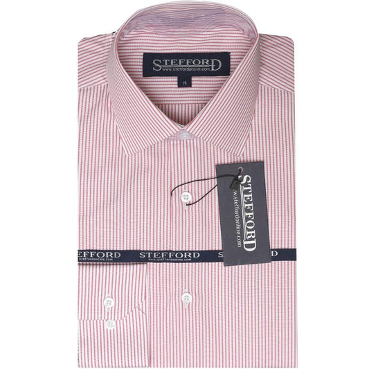 Pink Pin Stripe Men's Dress Shirt